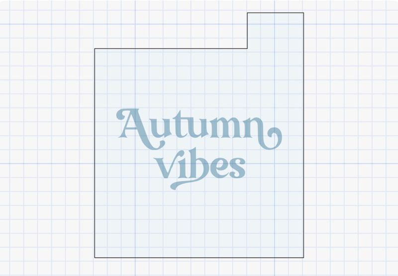 autumn vibes embosser