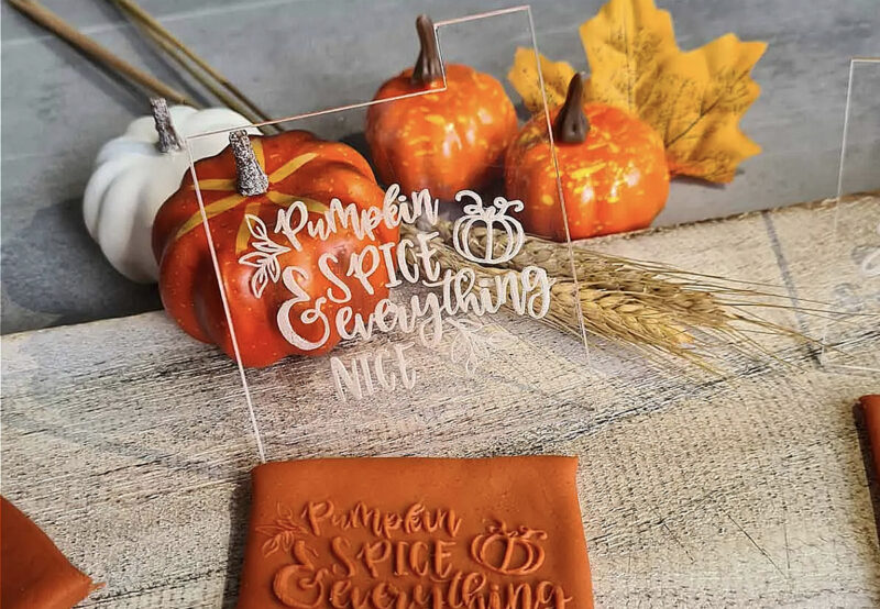 pumpkin spice cookie embosser
