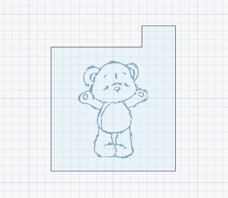 teddy clear embosser