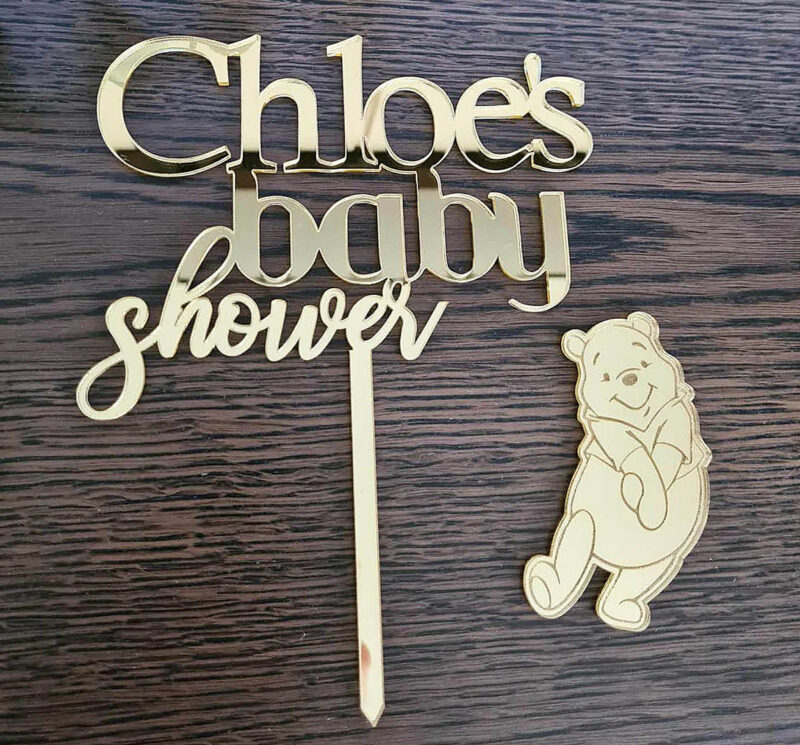baby shower charm and topper