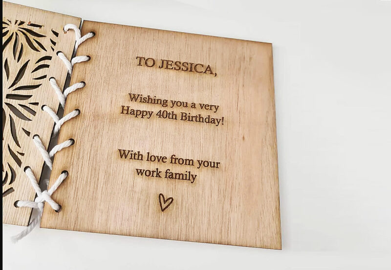 birthday card open