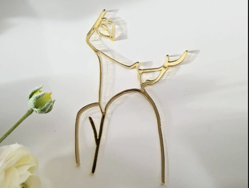 cake silhouette decor