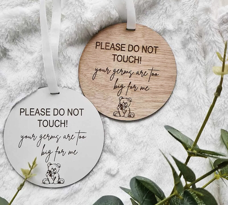 don't touch disc with teddy