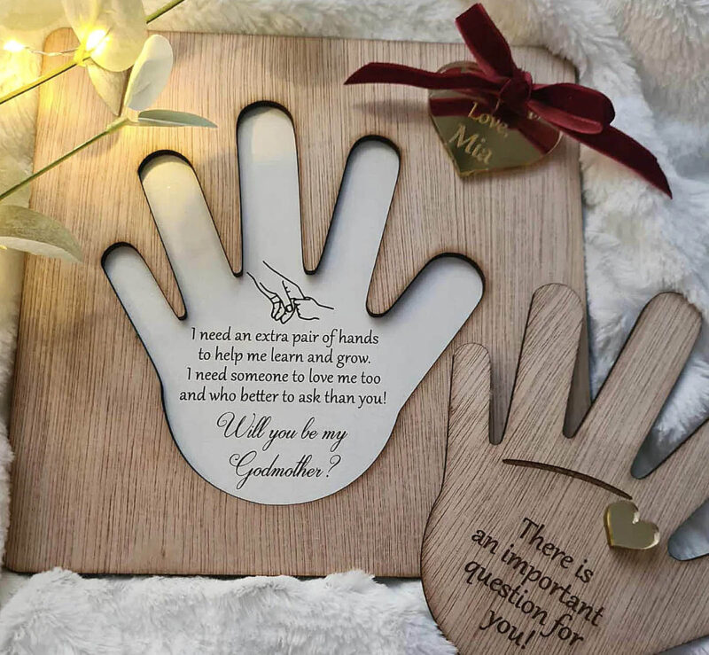 hand wooden proposal