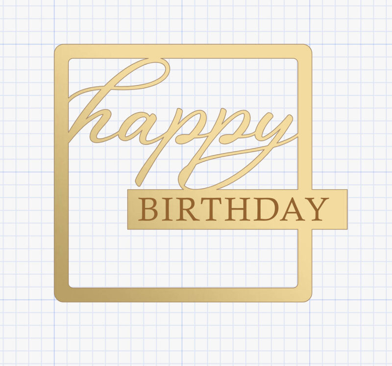 happy birthday charm