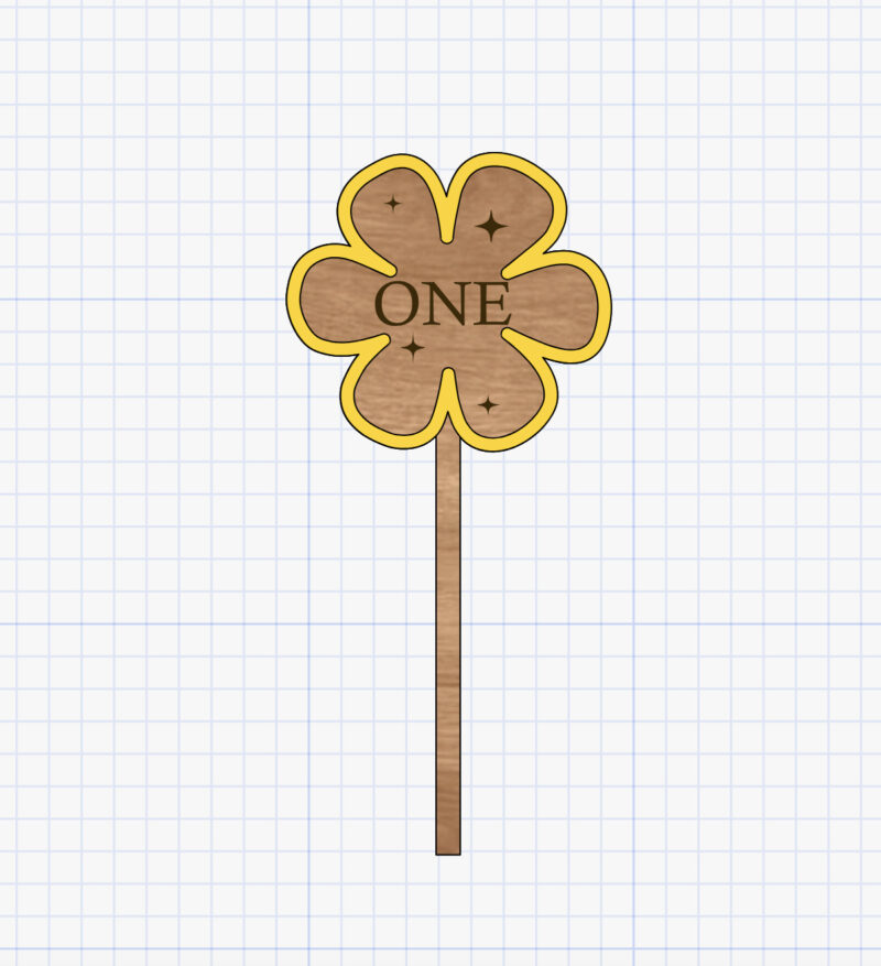 personalised wooden wand