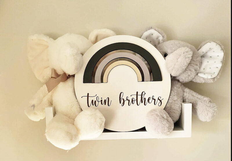 rainbow plaque sign