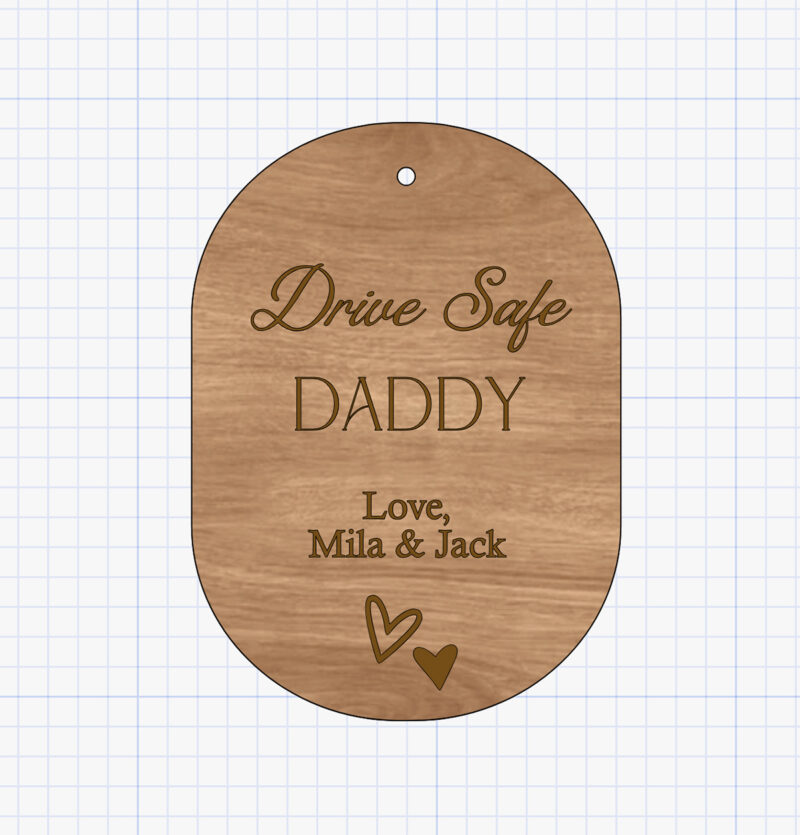 drive safe ornament