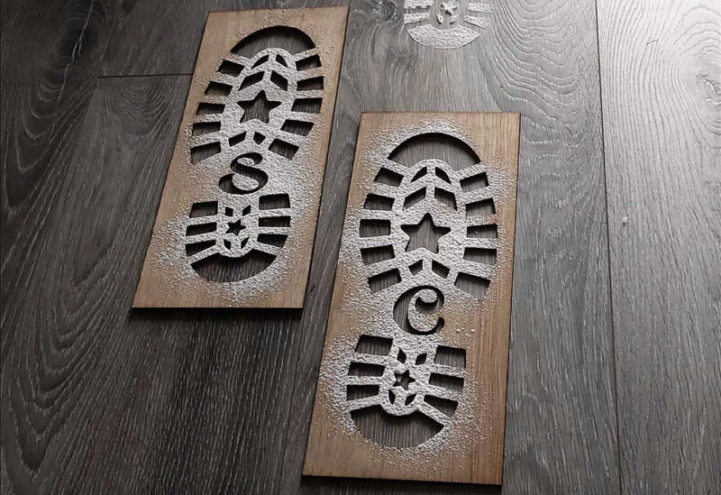 santa stencil