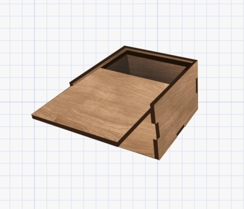 box with sliding lid
