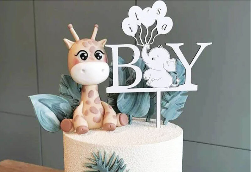 boy cake topper