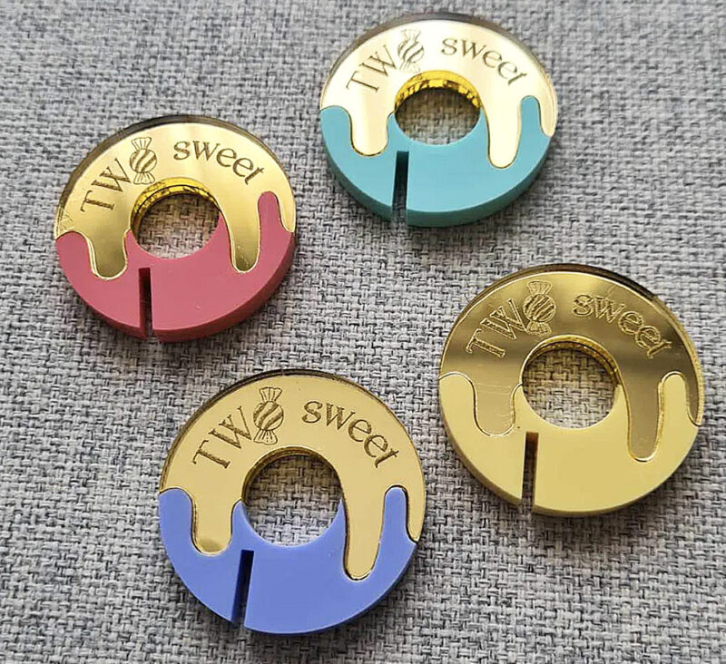double layer drink tags