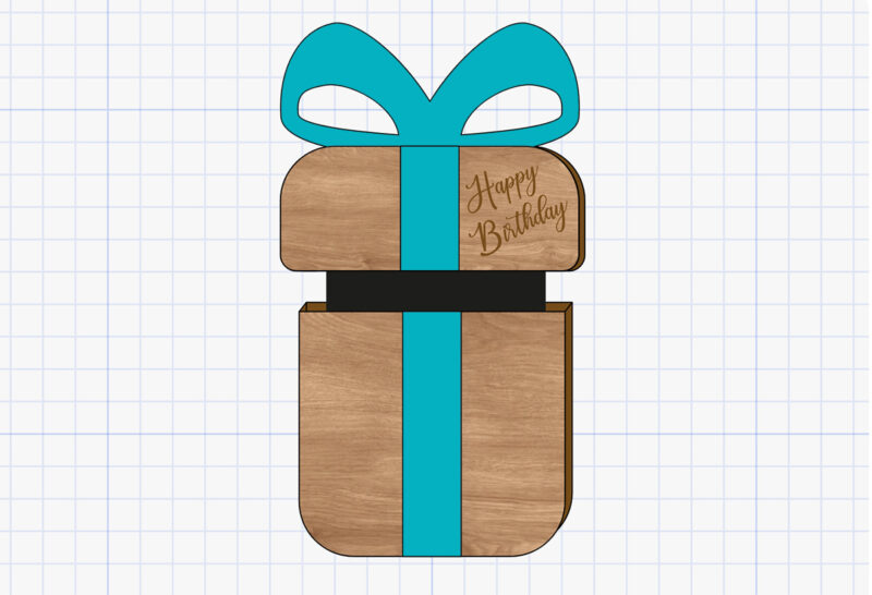 box gift card holder