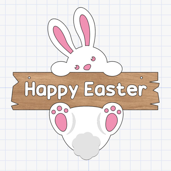 hanging bunny decoration