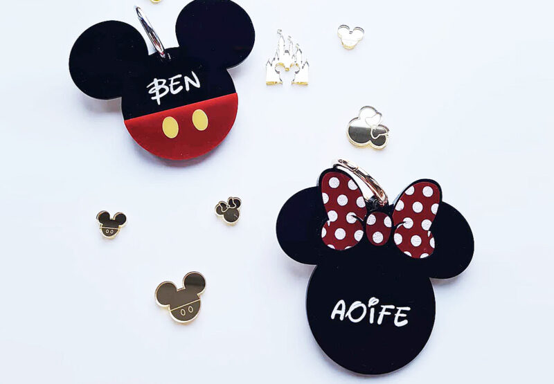 mickey bag tag