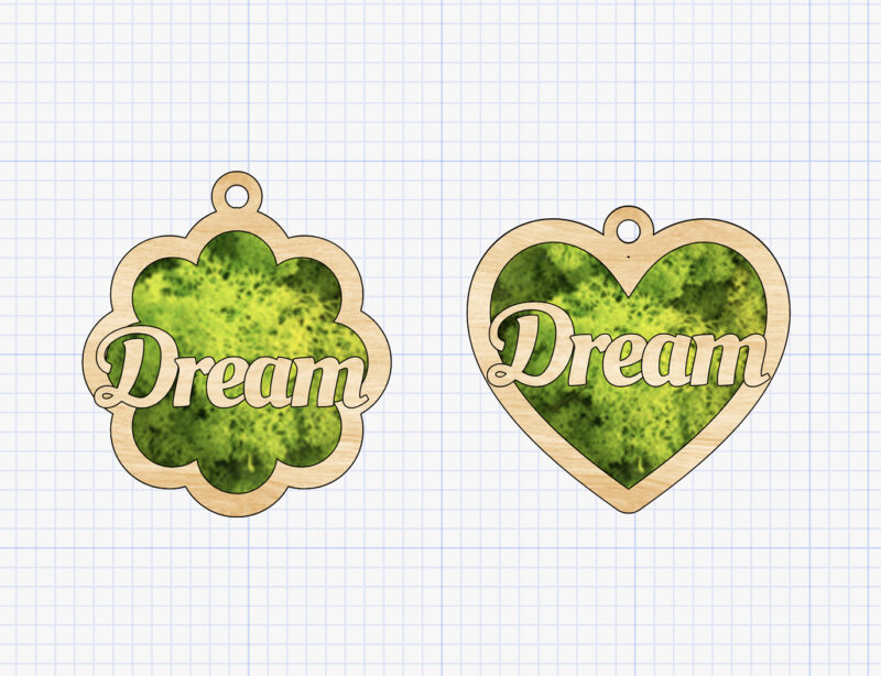 personalised moss tags