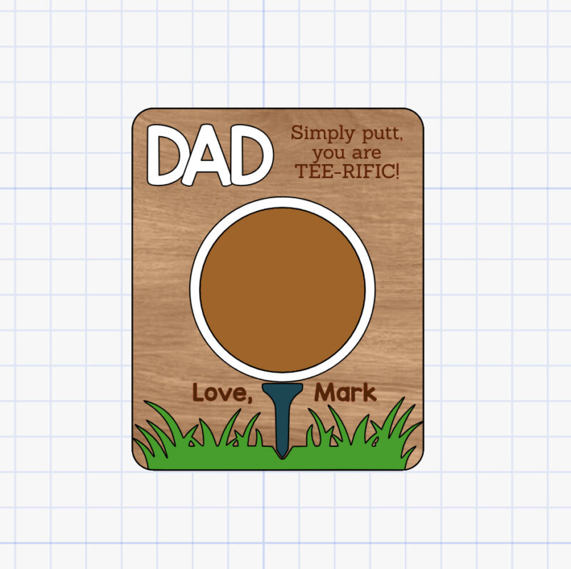 dad personalised frame