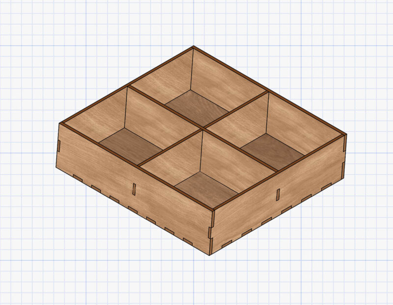 box with compartments