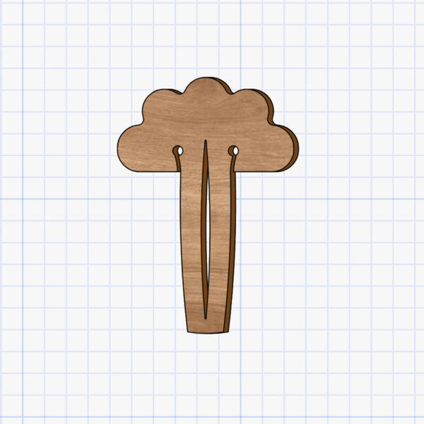 cloud shaped pin
