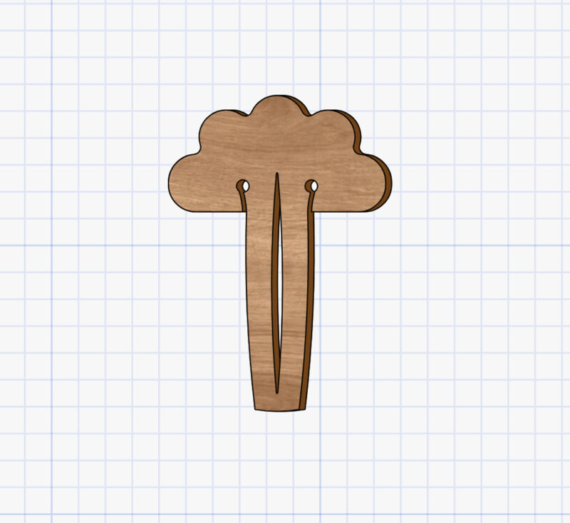 cloud shaped pin