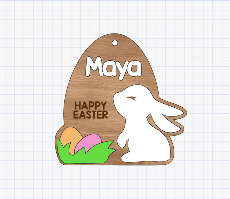 easter egg with bunny