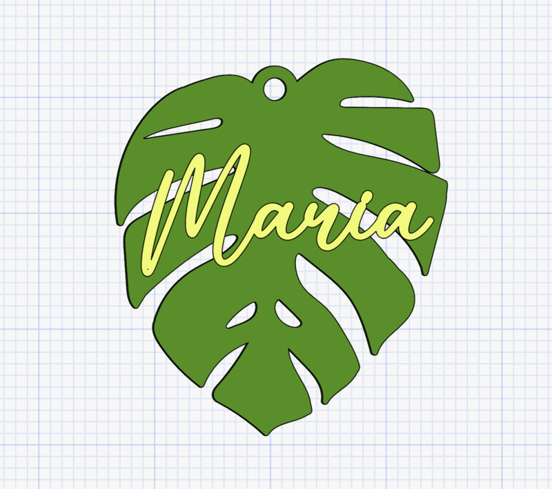 monstera tag