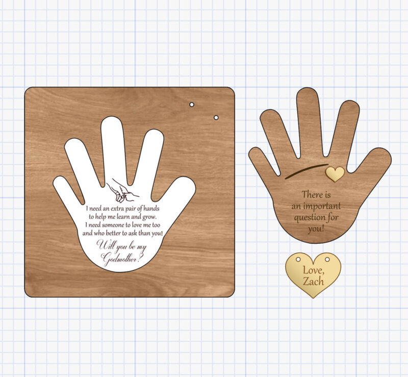 personalised hand proposal
