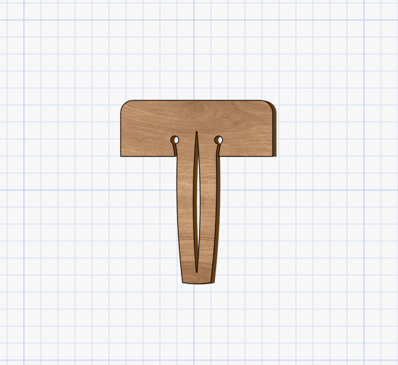 rectangular honeycomb pin