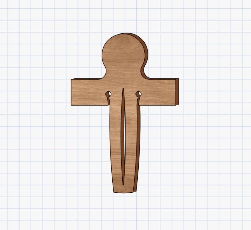 sword shaped pin