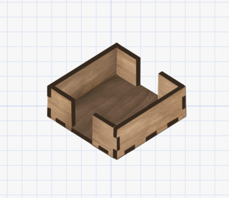 wooden coasters box