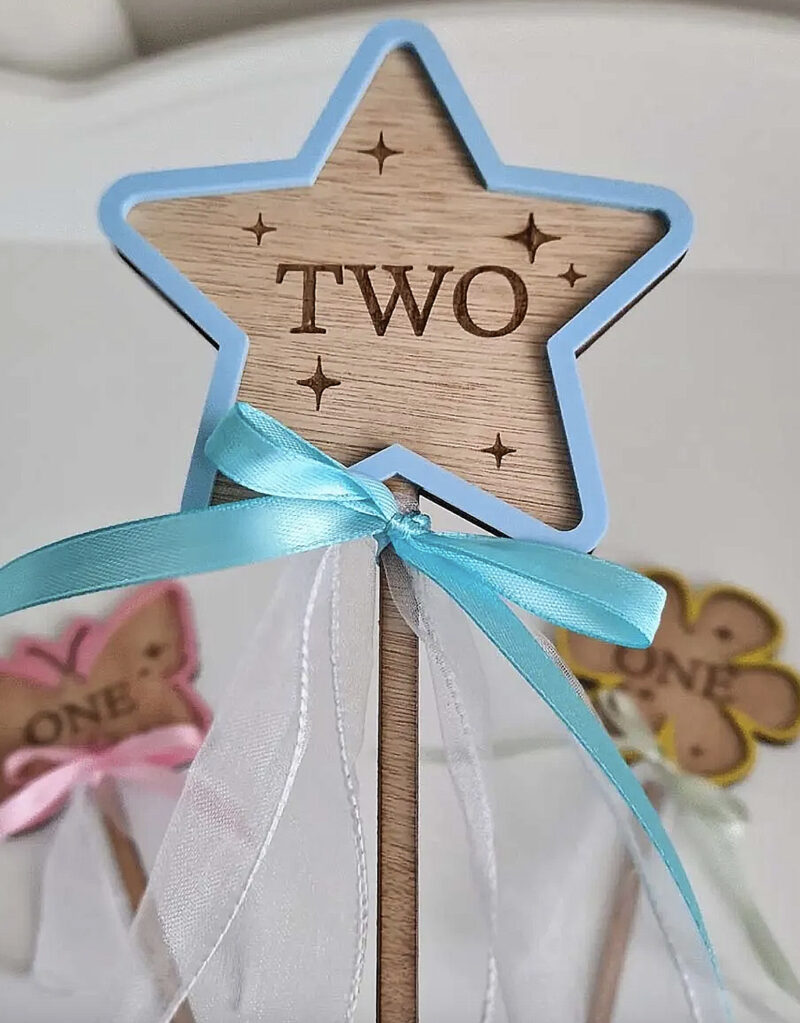 wooden star wand